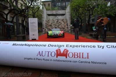 montenapoleone design experience by citroen. auto mobili 8
